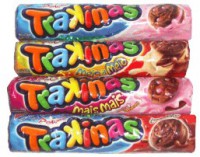 VARIOS SABORES DE TRAKINAS R$2,39 CADA